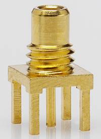 SMC Vertical PCB Mount Jack - 50 ohm