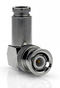 BNC Right Angle Clamp Plug - RG59