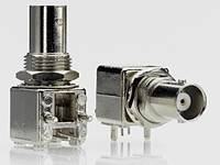 BNC Right Angle PCB B/H Shielded Jack - 75 ohm