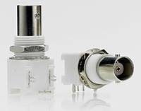 BNC Right Angle PCB B/H Insulated Jack - 75 ohm ~ Low Profile