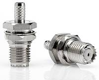 Mini UHF Bulkhead Crimp Jack - RG174
